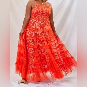 Chili Pepper Red Tulle Dress